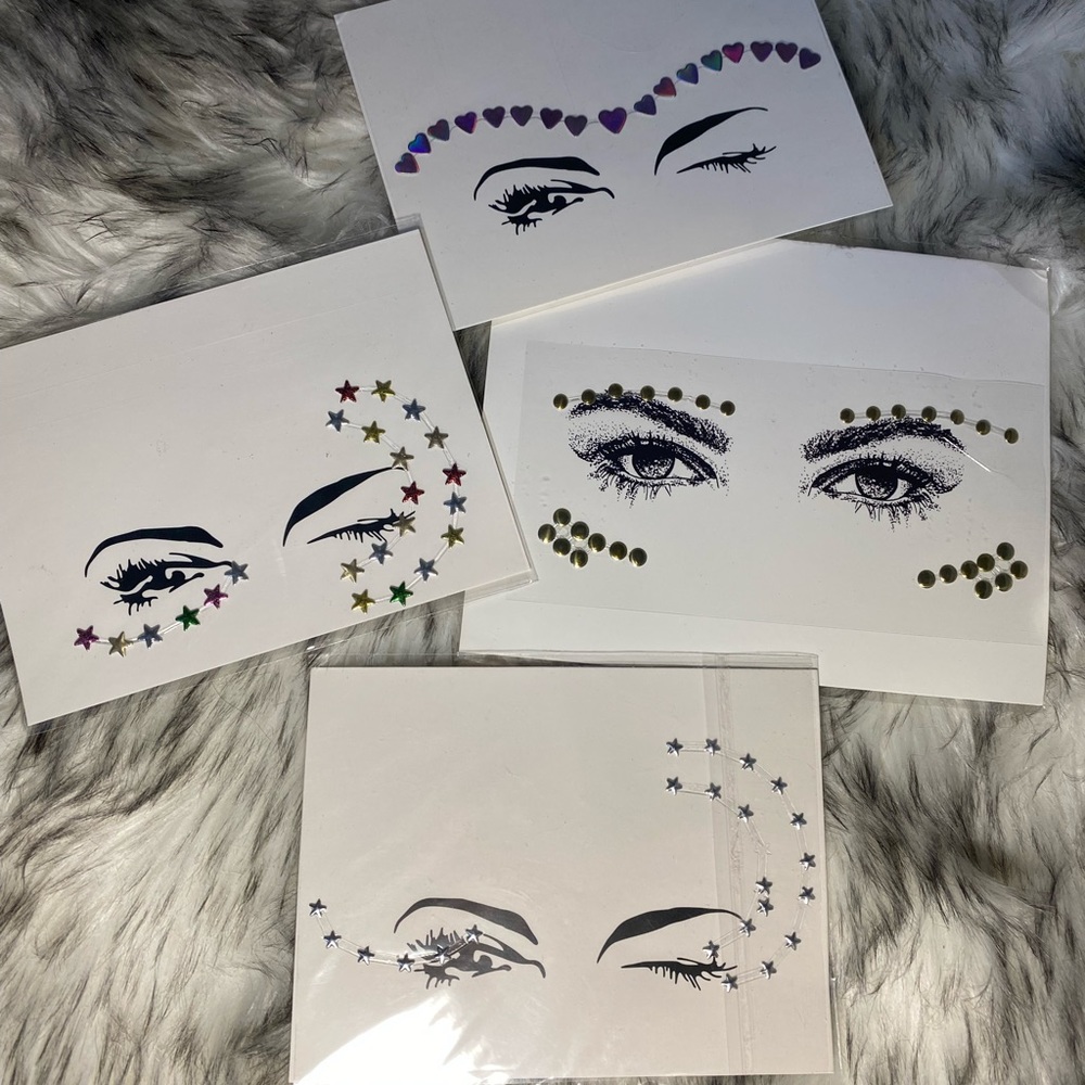 Face Jewel stickers for raves